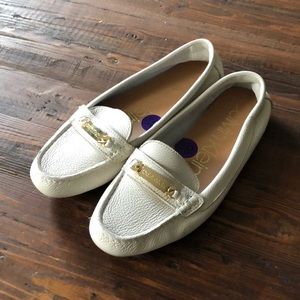 Calvin Klein leather flats